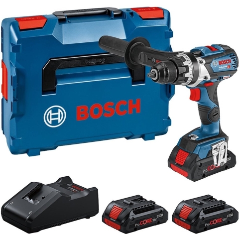 Bosch GSR18V-110 18V Li-ion Accu Schroefboormachine Set (3x 4Ah Accu) In L-Boxx - 110Nm