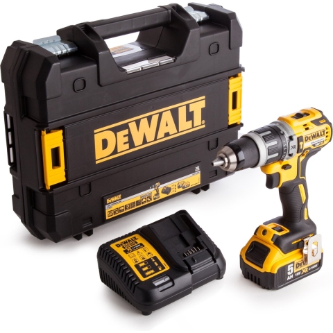 DeWALT DCD796P1 18V Li-Ion Accu Klopboor-/schroefmachine Set (1x 5,0Ah Accu) In Koffer