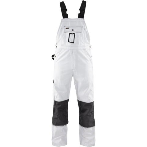 Blåkläder 2611 Bretelbroek - Wit - 48 (M)