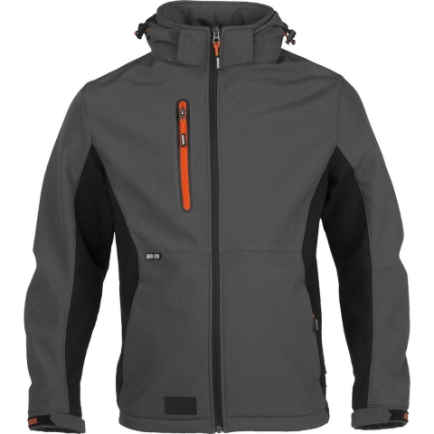 Herock Trystan Softshell Jas - Antraciet/Zwart - Maat XL - Experts
