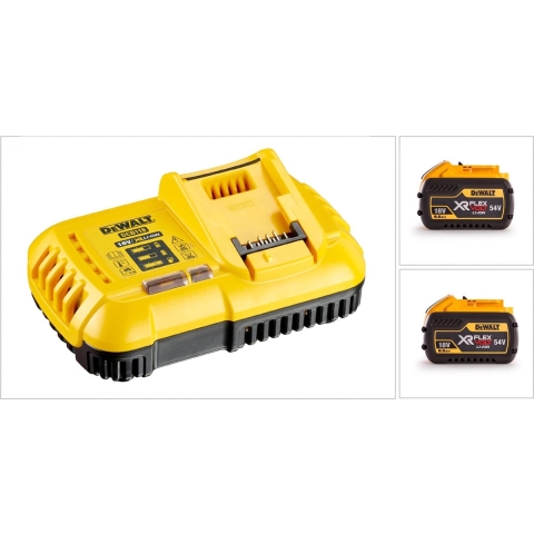 DeWALT DCB118X2 18V / 54V FlexVolt Li-Ion Accu Starterset (2x 9.0Ah) + Lader