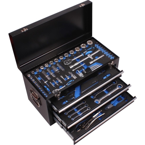 Airpress 75251 - Gereedschapskoffer Chroom Vanadium 97 Delig