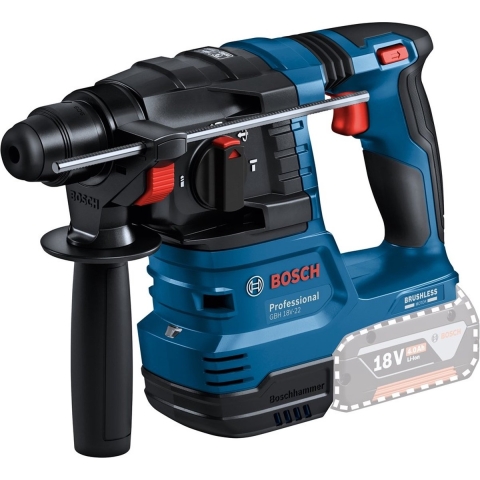 Bosch GBH 18V-22 18V Accu Boorhamer Body In L-Boxx - Met Afzuigunit