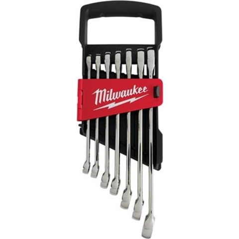 Milwaukee 4932464993 7-delige Ratelsleutelset - 8-17mm