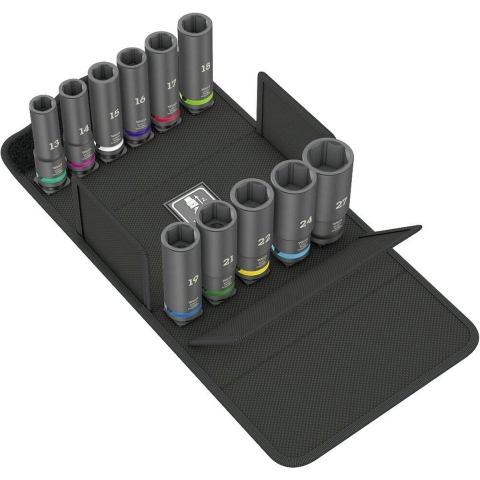 Wera 05004841001 8790 C Impaktor Deep Set 1 11-delige Dopsleutelset - 1/2"
