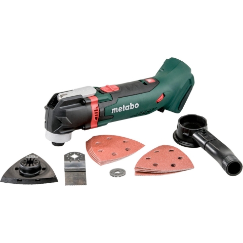 Metabo MT 18 LTX 18V Li-Ion Accu Multitool Body + 14 Delige Accessoireset In MetaBOX
