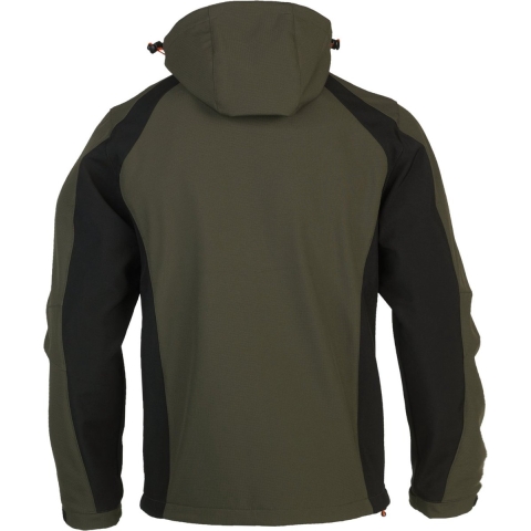 Herock Trystan Softshell Jas - Donker Kaki/Zwart - Maat L - Experts