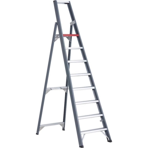Altrex Falco FEO 8 Trap - Enkel - Aluminium Met Coating - 8 Treden - Max. Werkhoogte 3.90 M.