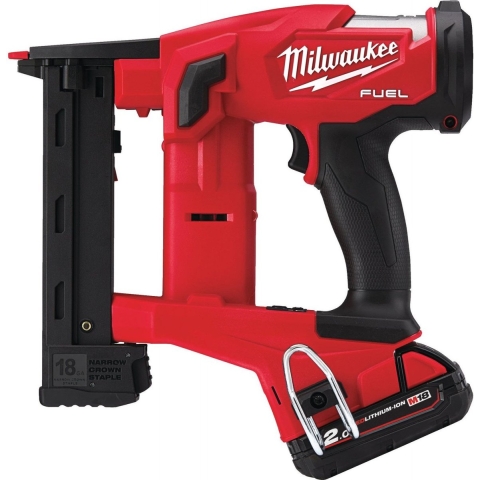 Milwaukee M18 FNCS18GS-202X 18V Li-Ion Accu Niettacker Set (2x 2.0Ah Accu) In HD Box - 9.5/38mm