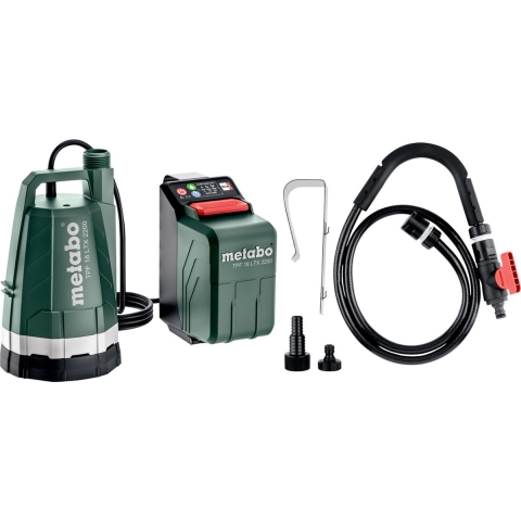 Metabo TPF 18 LTX 2200 18V LiHD Accu Dompelpomp - 2200 L/h - 2,2bar