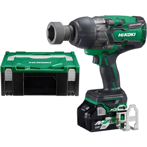 HiKOKI WR36DAWRZ 36V MultiVolt Li-Ion Accu Slagmoersleutel Set (2x 2,5Ah Accu) In HSC - 1100Nm - 3/4"- Koolborstelloos