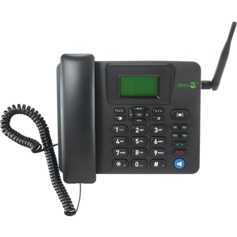 Doro 4100h 4g Bureautelefoon Met Simfunctie Zwart