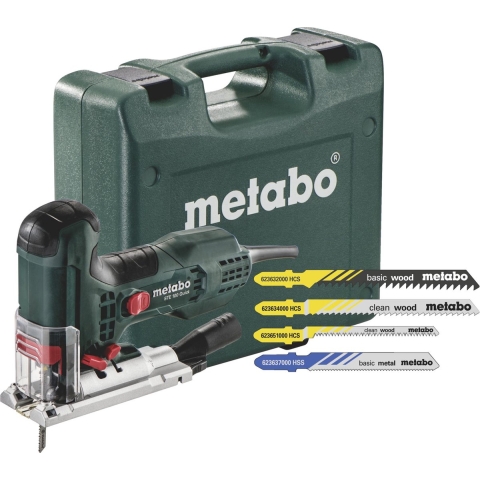 Metabo STE 100 QUICK SET Decoupeerzaag Incl. 20 Decoupeerzaagbladen In Koffer - 710W - T-greep - Variabel