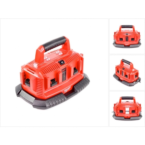 Milwaukee M14-18 C6 14.4V / 18V Li-Ion Accu Multilader - 6 Accu's