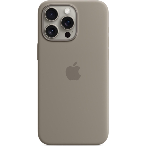 Apple Iphone 15 Pro Max Siliconenhoesje Met Magsafe - Klei