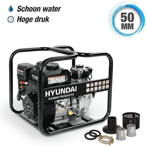 Hyundai 57645 Benzine Waterpomp Met Hogedruk Functie - 500 L/min