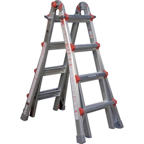 Little Jumbo 48414101 Little Giant Velocity Telescoopladder - 4 X 4 Treden