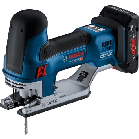 Bosch GST 18V-155 SC 18V Li-ion Accu Decoupeerzaag Set (2x 4.0Ah) In L-Boxx - 360° Grip - 3800 Tpm