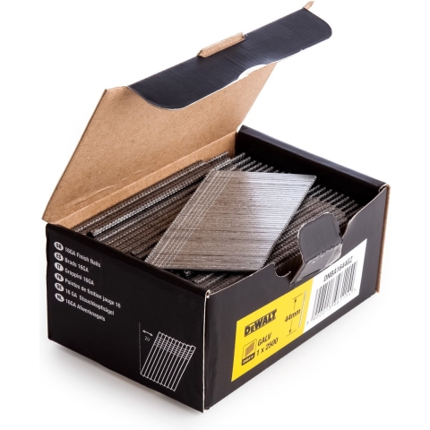 DeWALT DNBA1663SZ RVS Brads Schuin 20° - 16 Gauge - 1.6x63mm (2500st)