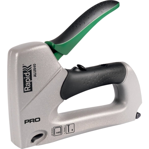 Rapid PRO ALU840 Handtacker - Type 140 (nieten) - Type 8 (brads)