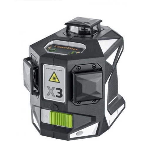 Laserliner X3-Laser Pro Kruislijnlaser Incl. Wandhouder In L-boxx - 3 Lijnen - 30m