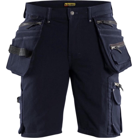 Blåkläder X1900 Werkbroek Kort 4-weg Stretch 1988 - Marineblauw - Maat 48 (M)
