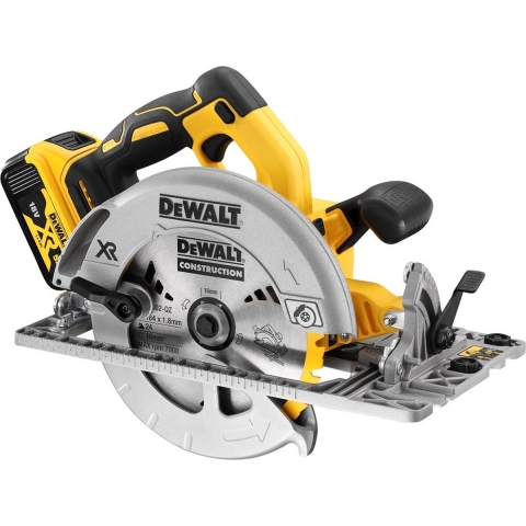 DeWALT DCS572P2-QW 18V Li-ion XR Accu Cirkelzaag Set (2x 5.0Ah) In Koffer - 184 Mm