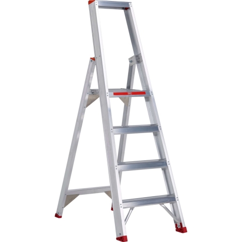 Altrex Sierra SEO 4 Trap - Enkel - Aluminium - 4 Treden - Max. Werkhoogte 2.95 M.
