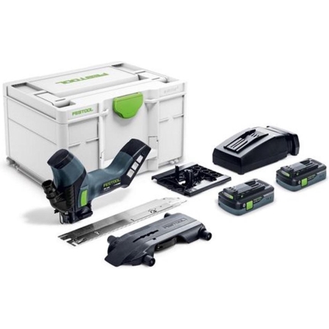 Festool ISC 240 HPC4,0 EBI-Plus 18V Li-Ion Accu Isolatiezaagmachine Set (2x 4,0Ah) In Systainer - 240mm