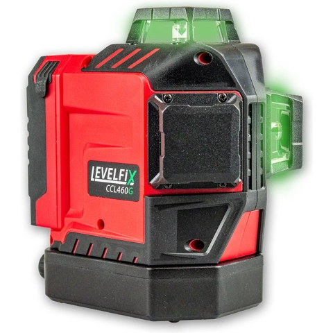 Levelfix CCL460G SET 3D Cone / Kruislijnlaser 3x360° Incl. Statief - Groen - 40m