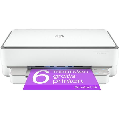 HP Envy 6032e - Instant Ink Printen Kopiëren En Scannen Inkt All-in-one-printer Wit