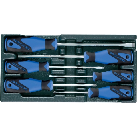 Gedore 1500 ES-2150 PZ 3-C Schroevendraaier-set In 1/3 Gereedschapsmodule