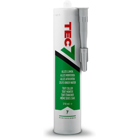 TEC7 Montagekit - Zwart - Koker - 310ml (12 St)