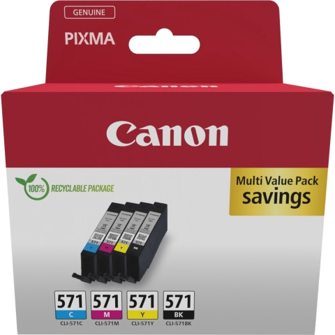 Canon Cli-571 Bkcmy Multicolor