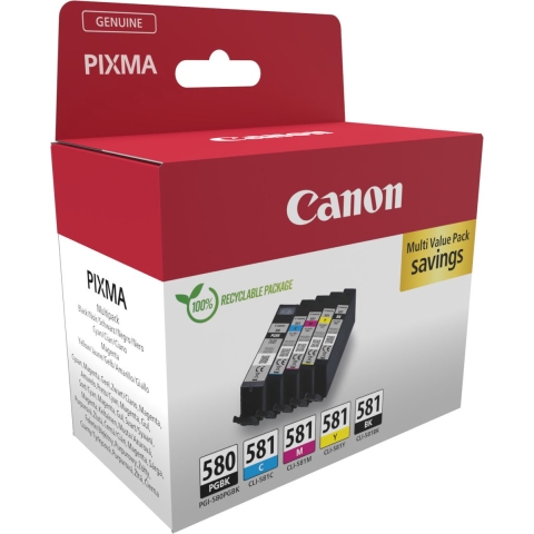 Canon Pgi-580/cli-581 (pgbk Bkcmy) Multicolor
