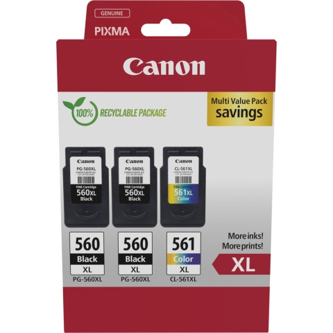 Canon Pg-560xl(x2)/cl-561xl Multicolor