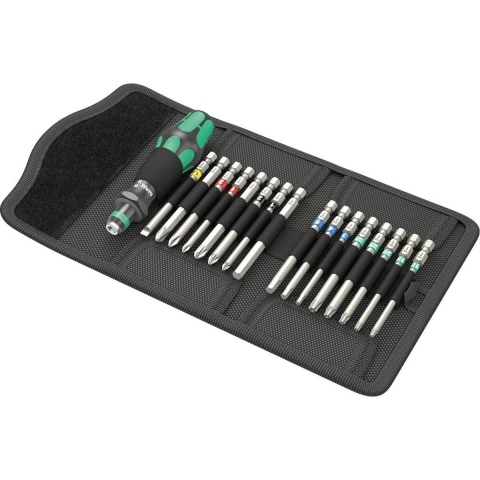Wera 05059303001 Kraftform Kompakt 60 Tool Finder 17-delige Schroevendraaierset