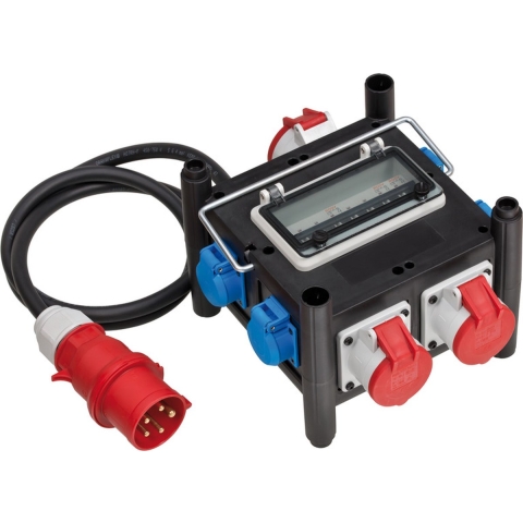 Brennenstuhl 1153690400 Compacte Rubberen Stroomverdeler BSV 3/32 2 - IP44 - 2m - H07RN-F 5G4,0