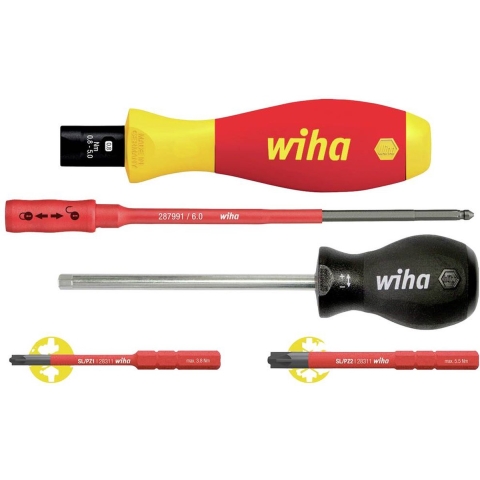 Wiha XX2872S3 5-delige TorqueVario-S Momentschroevendraaierset - SL/PZ