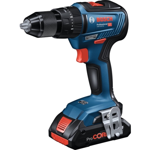 Bosch GSB 18V-55 18V Li-Ion Accu Schroefklopboormachine Body Met GRATIS L-Case- 55Nm