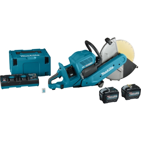 Makita CE002GL204X XGT 2x40 V Max Li-ion Accu Doorslijper Set (2x 8,0Ah) In Doos/Mbox - 355mm