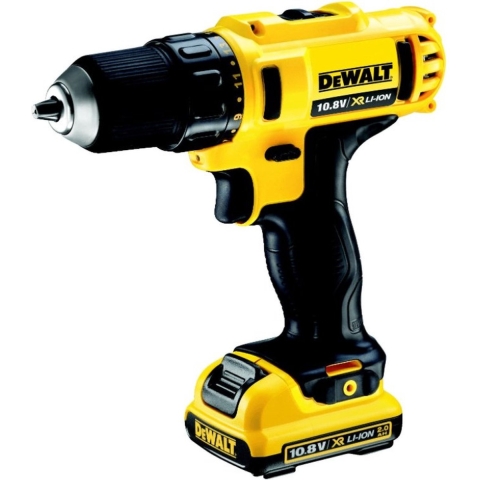 DeWALT DCD710D2 10.8/12V Li-Ion Accu Boor-/schroefmachine Set (2x 2.0Ah Accu) In Koffer
