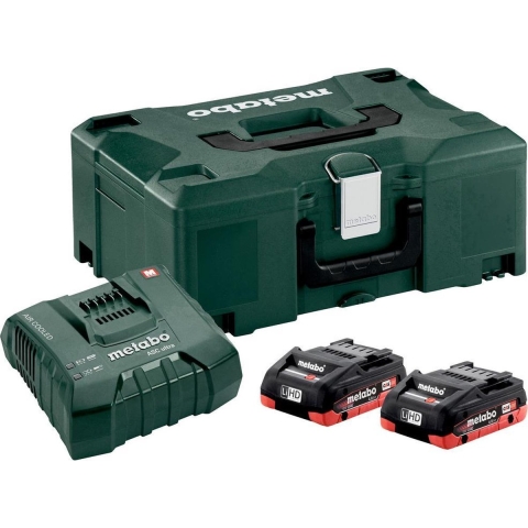 Metabo 685130000 18V LiHD Accu Starterset (2x 4,0Ah) + Lader