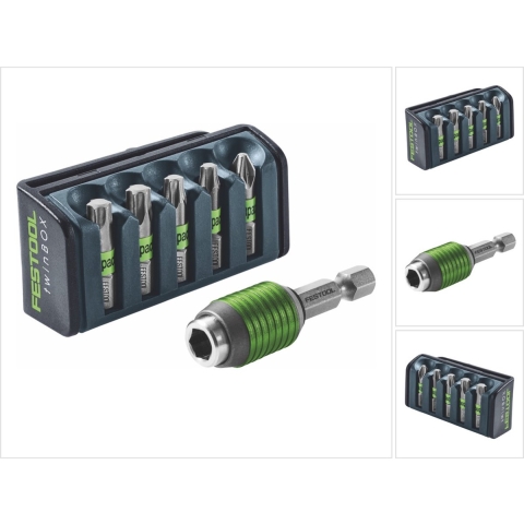 Festool BT-IMP SORT3 6-delige Bitset In Cassette - PZ/TX