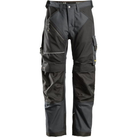 Snickers 6314 Werkbroek Ruffwork Canvas+ - Staal Grijs - Maat 056