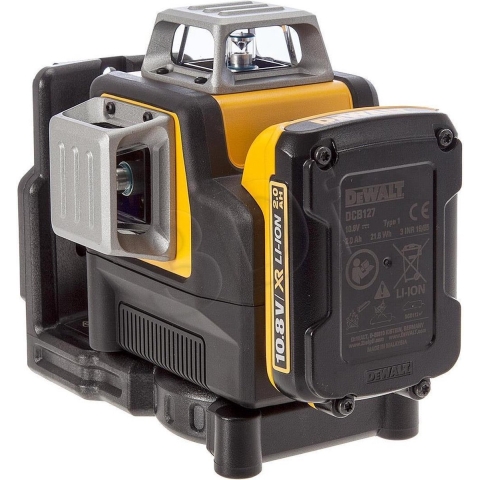 DeWALT DCE0811D1G 10,8V Li-Ion Accu Kruislijnlaser 360 Graden Set (1x 2,0Ah Accu) In Koffer - Groen - 15m