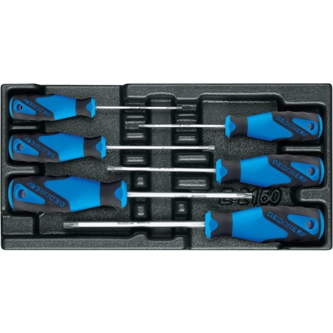 Gedore 1500 ES-2163 TXB 3-C Schroevendraaier-set In 1/3 Gereedschapsmodule