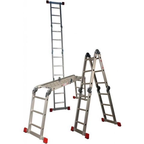 Little Jumbo 4741000403 Vouwladder Met 2 Stabilisatiebalken - 3,6m