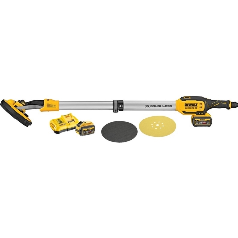 DeWALT DCE800T2-QW 18V / 54V Li-ion FlexVolt Accu Langnek Schuurmachine Set (2x 6.0Ah Accu)