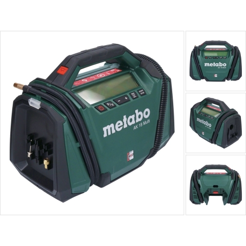 Metabo AK 18 MULTI 18V Li-ion Accu Compressor Body - 11 Bar